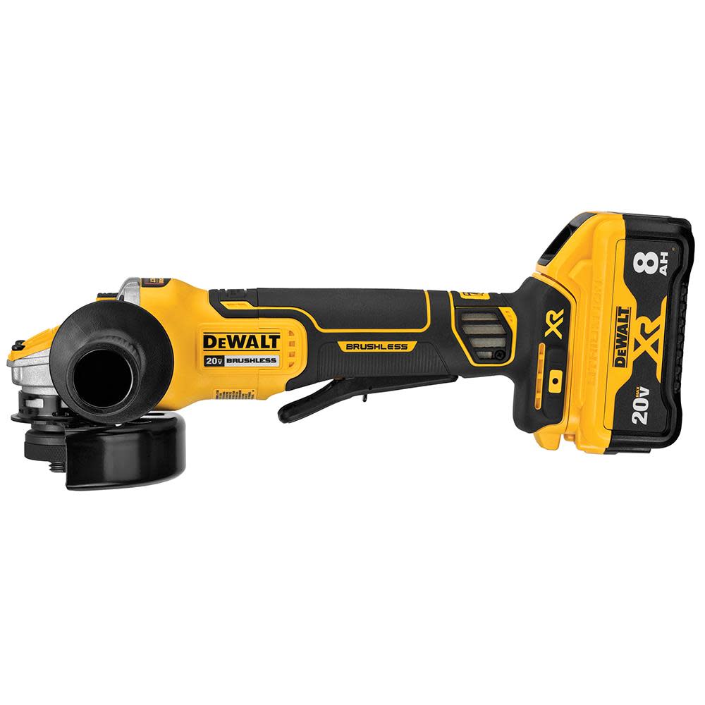 DEWALT 20V MAX* POWER DETECT XR Brushless 4-1/2-5In Small Angle Grinder Kit - Ascmtools