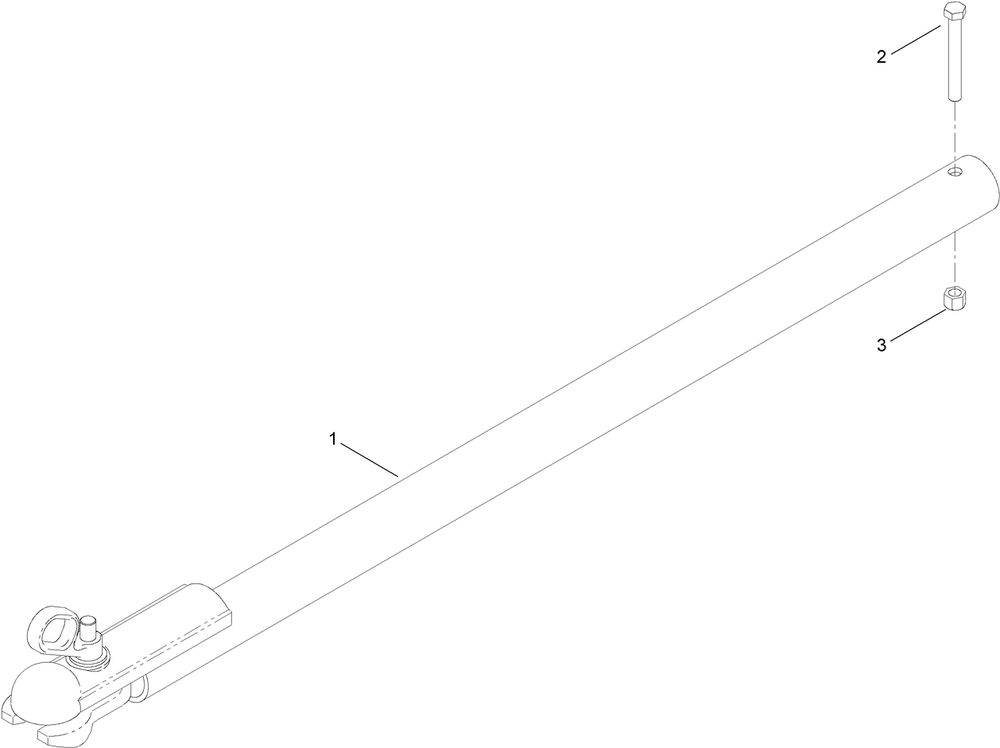 Toro 50 In. Forged Tow Pole Hitch - Ascmtools