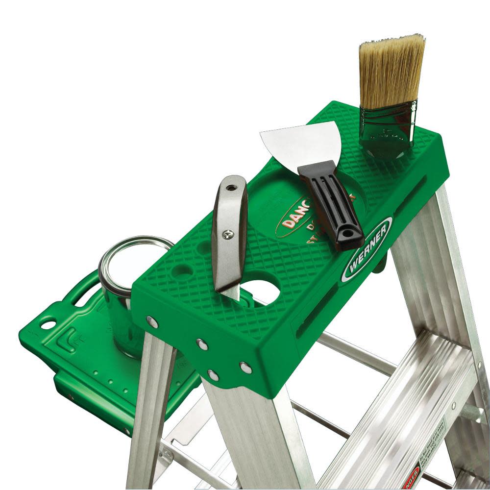 Werner 4 Ft Aluminum Type II Step Ladder - Ascmtools