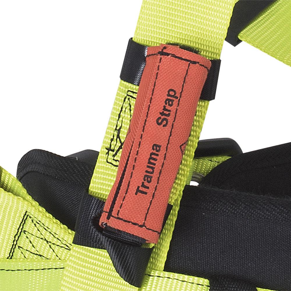 Peakworks PeakPro Plus Series Full Body Safety Harness with Positioning Belt Hi Vis Green Medium - Ascmtools