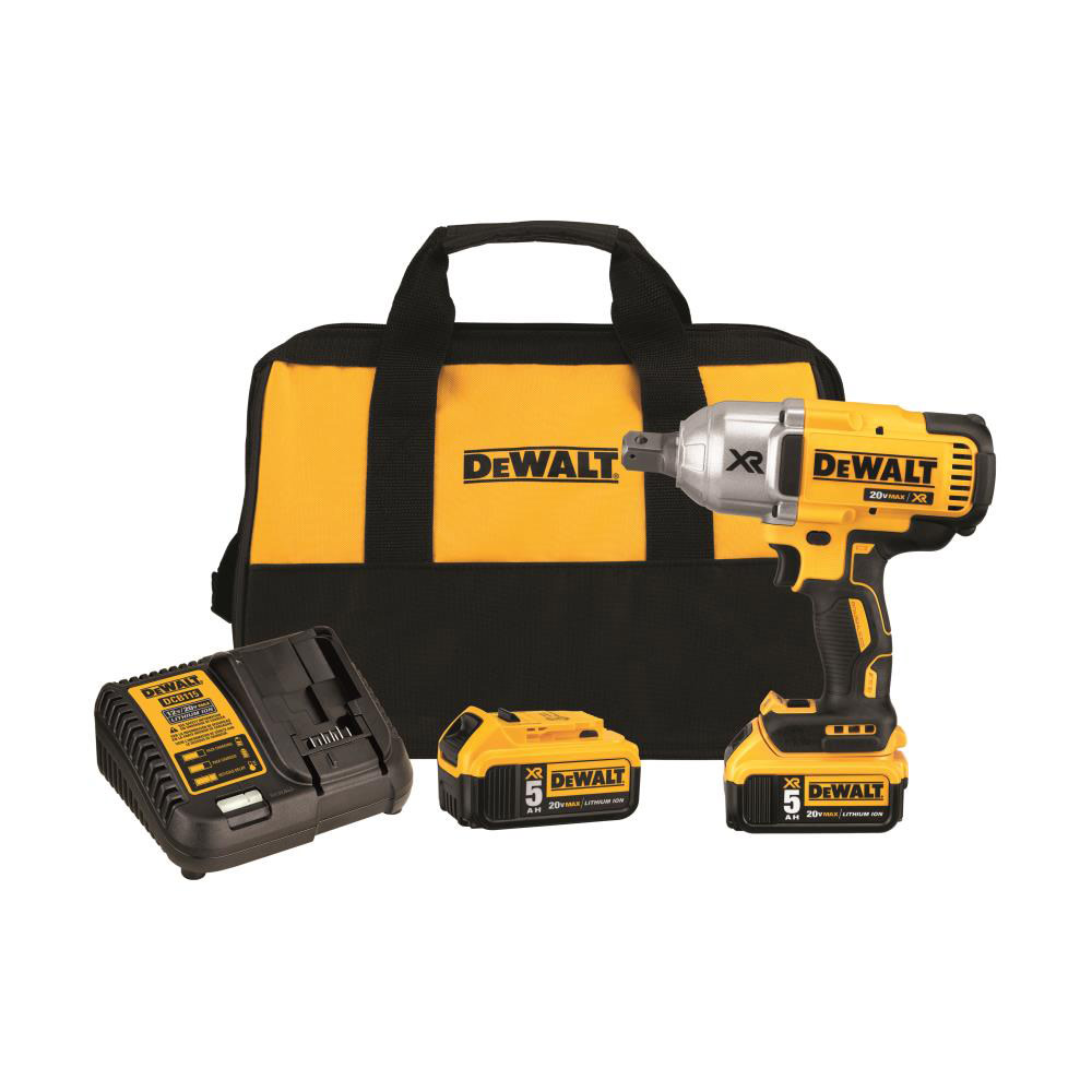 DEWALT 20V MAX Brushless 3/4in Drive Cordless Impact Wrench Kit - Ascmtools