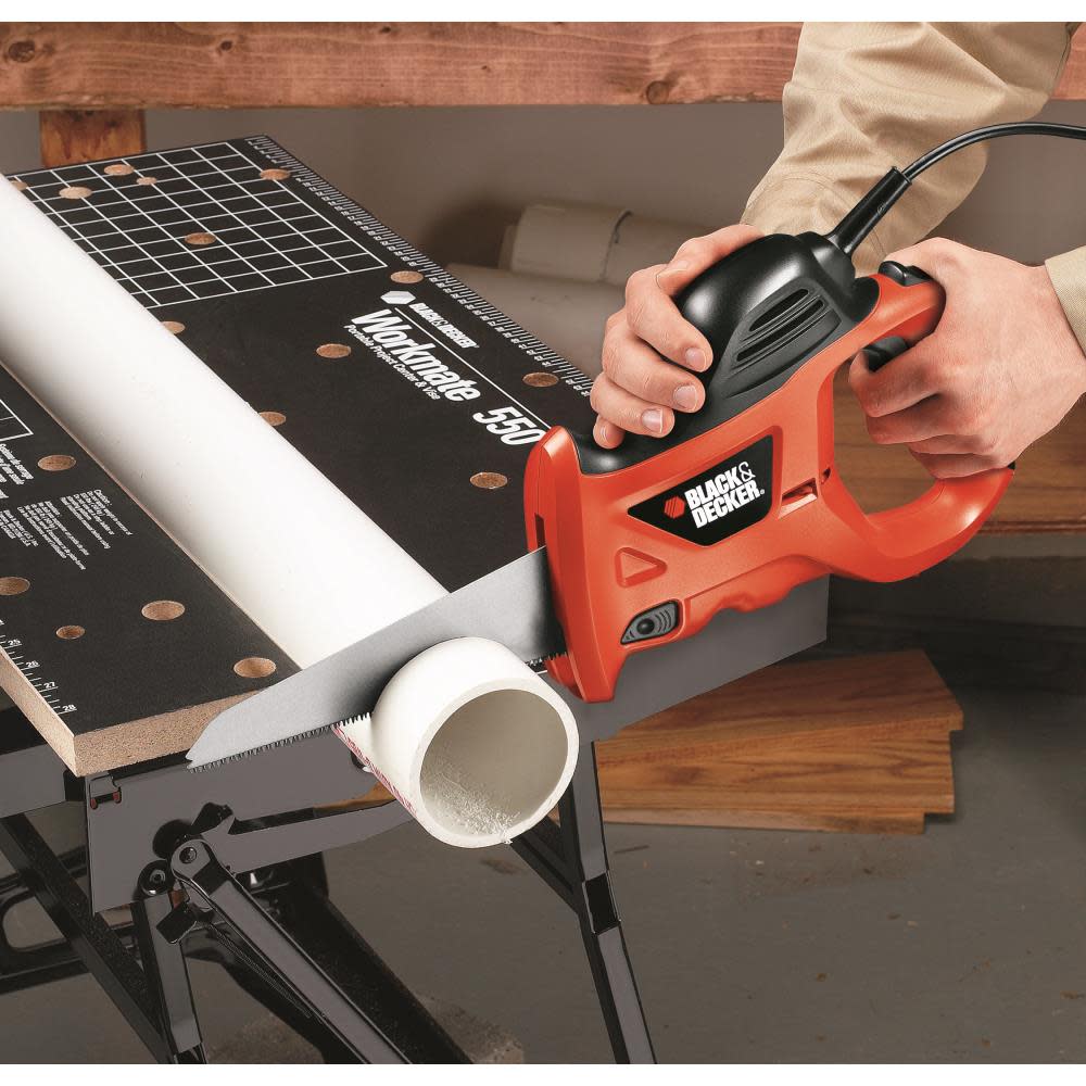 Black and Decker Powered Handsaw with Storage Bag - Ascmtools