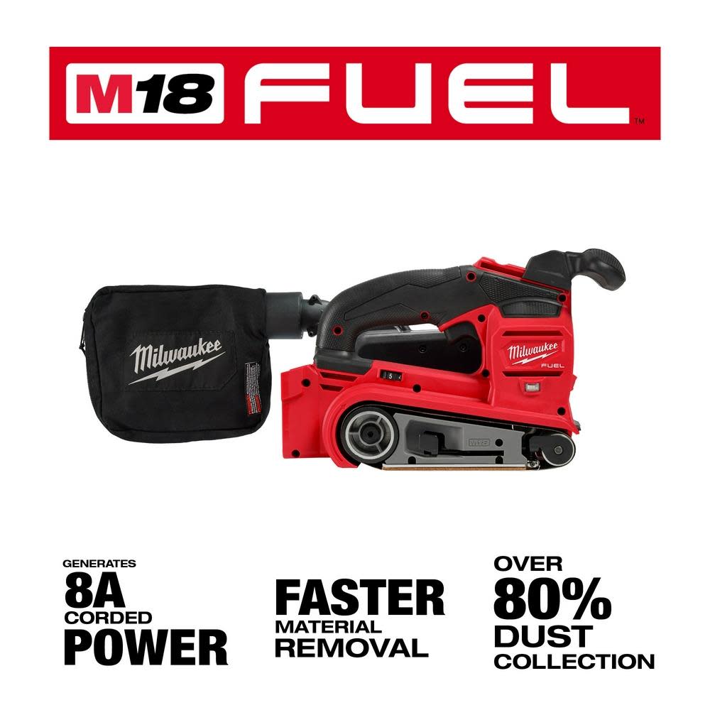Milwaukee M18 FUEL 3″x18″ Belt Sander - Ascmtools