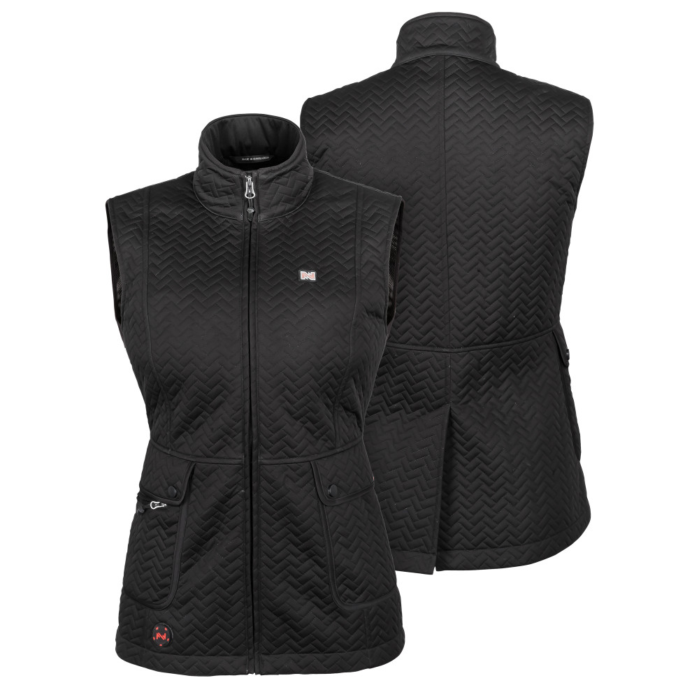 Mobile Warming Cascade Vest Womens Black Extra Small - Ascmtools