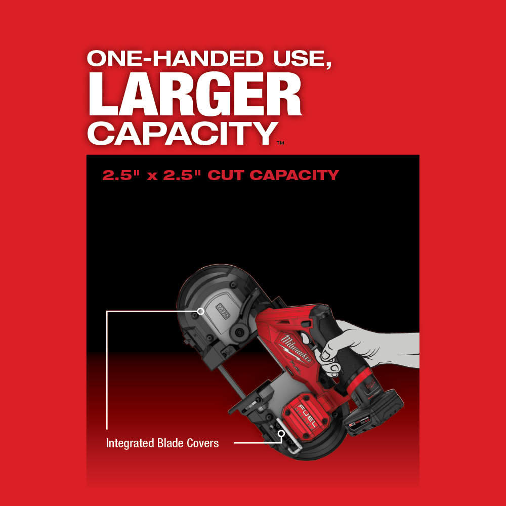 Milwaukee M12 FUEL Compact Band Saw Bare Tool - Ascmtools