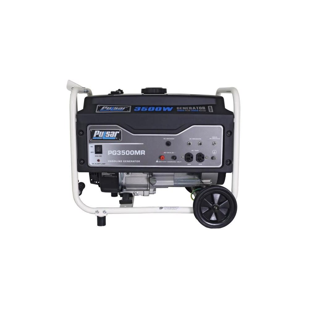 Pulsar Products Generator 120V 3500W 208cc 4 Stroke Gasoline Portable - Ascmtools