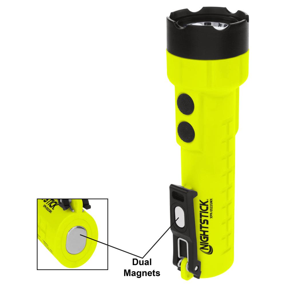 Nightstick Intrinsically Safe Dual-Light Flashlight Rechargeable - Ascmtools
