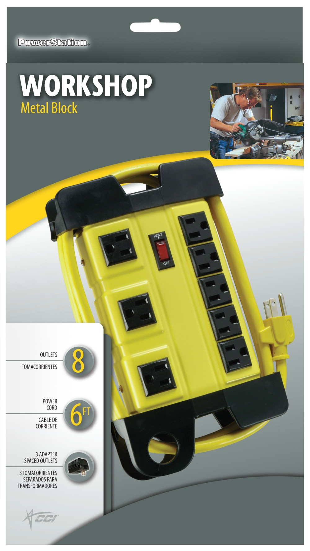 Southwire Power Strip 8 Outlet - Ascmtools