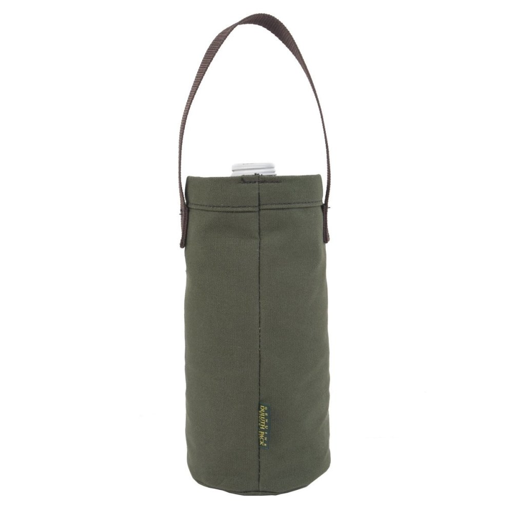 Duluth Pack 10 In. H x 5.5 In. W Olive Drab Canvas Growler Tote - Ascmtools