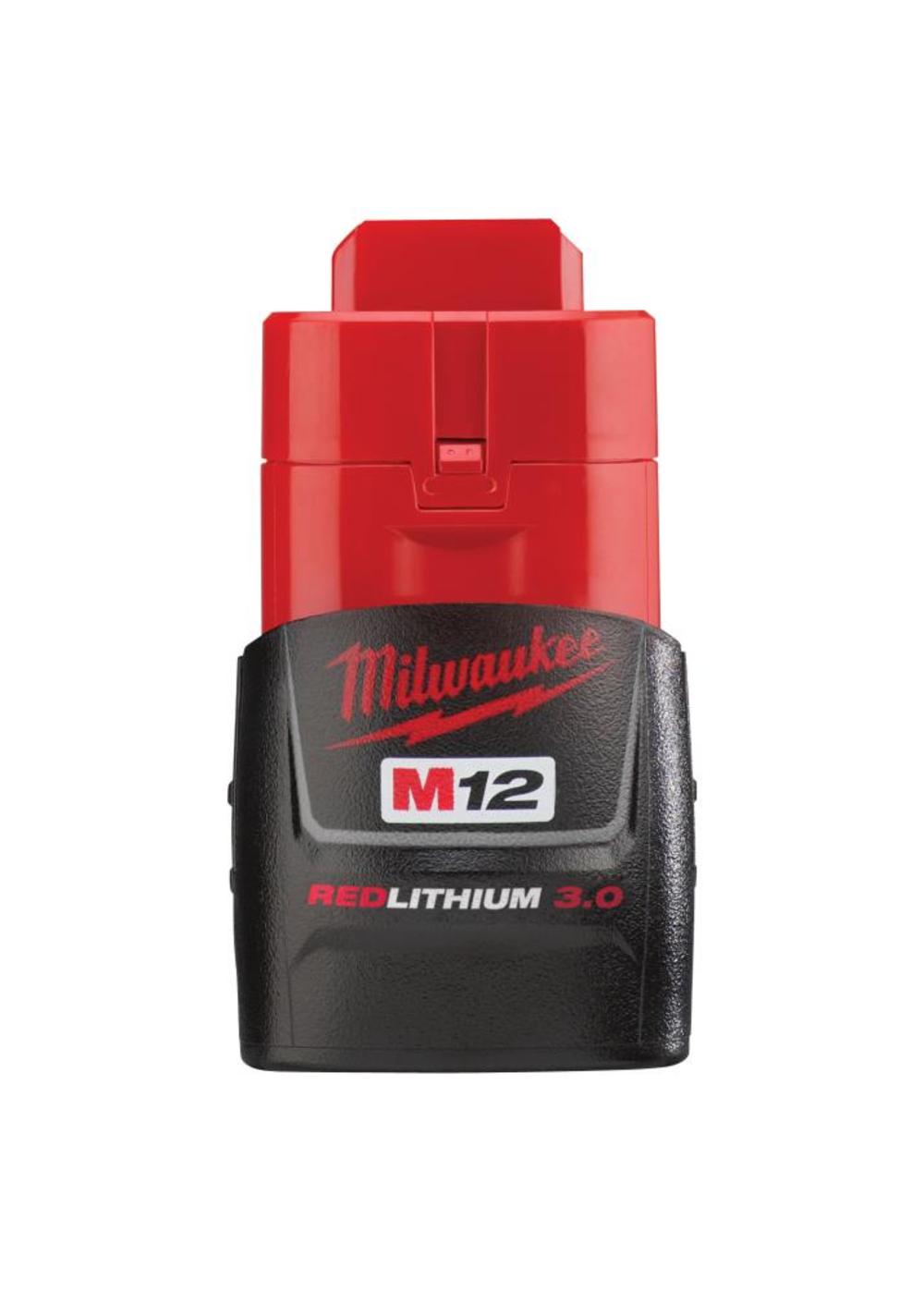 Milwaukee M12 REDLITHIUM XC 6Ah Extended Capacity and 3Ah Compact Battery 2pk Bundle - Ascmtools