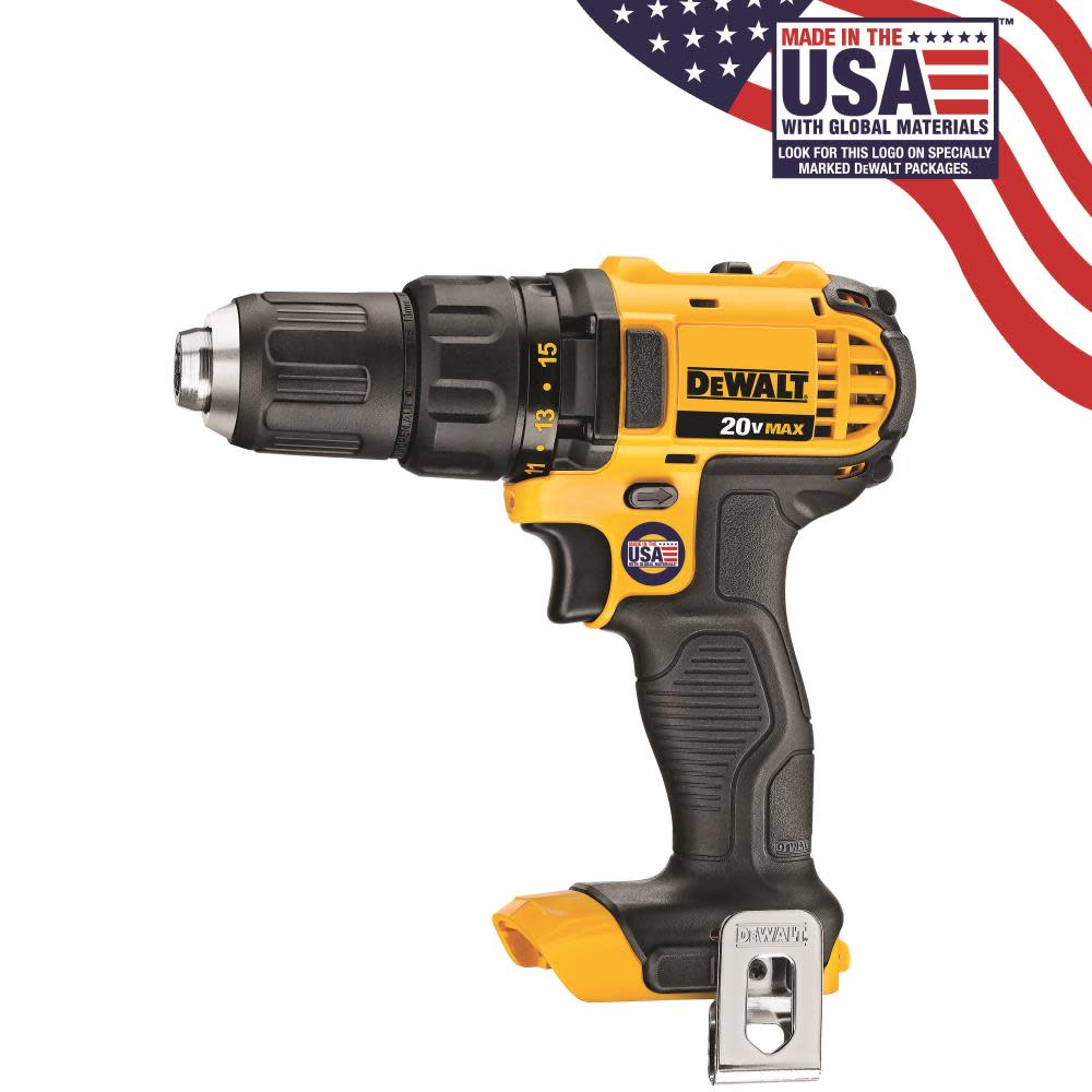DEWALT 20V MAX Compact Drill/Driver with 5Ah Battery Bundle - Ascmtools