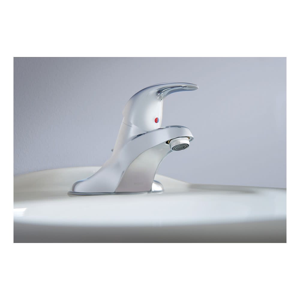 Moen Adler Bathroom Lavatory Faucet Chrome 1 Handle Low Arc - Ascmtools