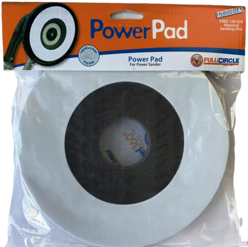 Full Circle 8-1/2 In. Foam Power Sander Pad - Ascmtools