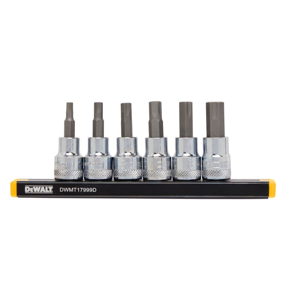 DEWALT MM HEX Socket Set 3/8″ DRIVE 6pc - Ascmtools