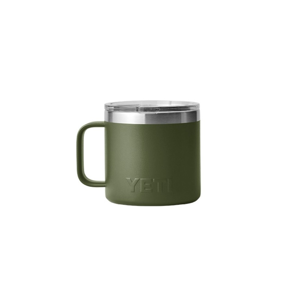 Yeti Rambler 14oz Mug with MagSlider Lid Highlands Olive - Ascmtools