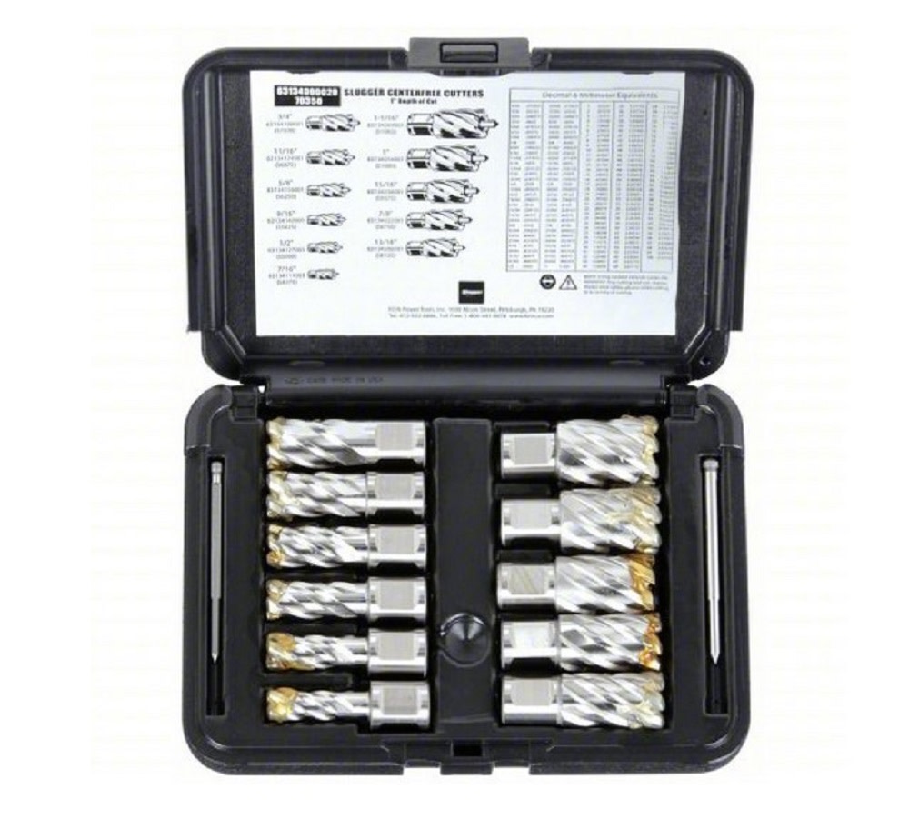 Fein Annular Cutter Set 7/16 to 1 1/16″ 1″ Depth 11pc - Ascmtools