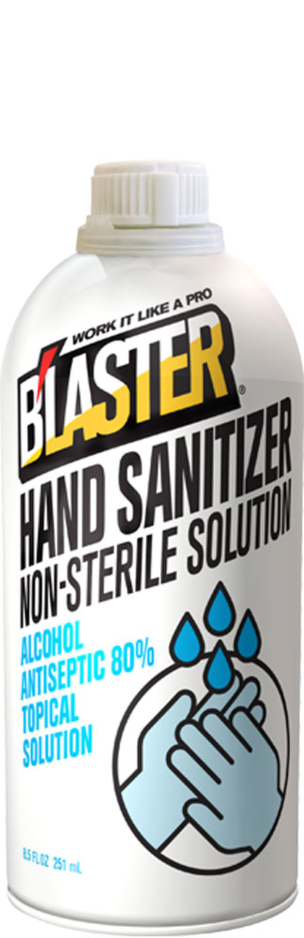 Blaster Liquid Hand Sanitizer Without Pump 8oz 12pk - Ascmtools