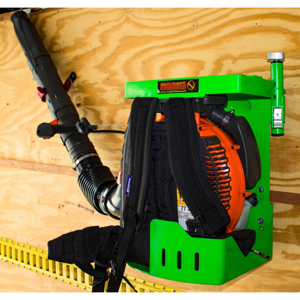 Green Touch Xtreme Pro Series Lockable Backpack Blower Rack - Ascmtools