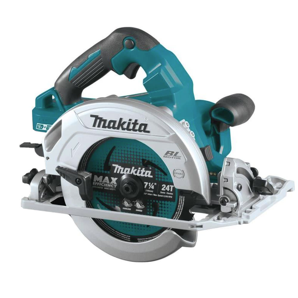 Makita 18V X2 LXT 36V 7 1/4 Circular Saw with Guide Rail Compatible Bare Tool - Ascmtools
