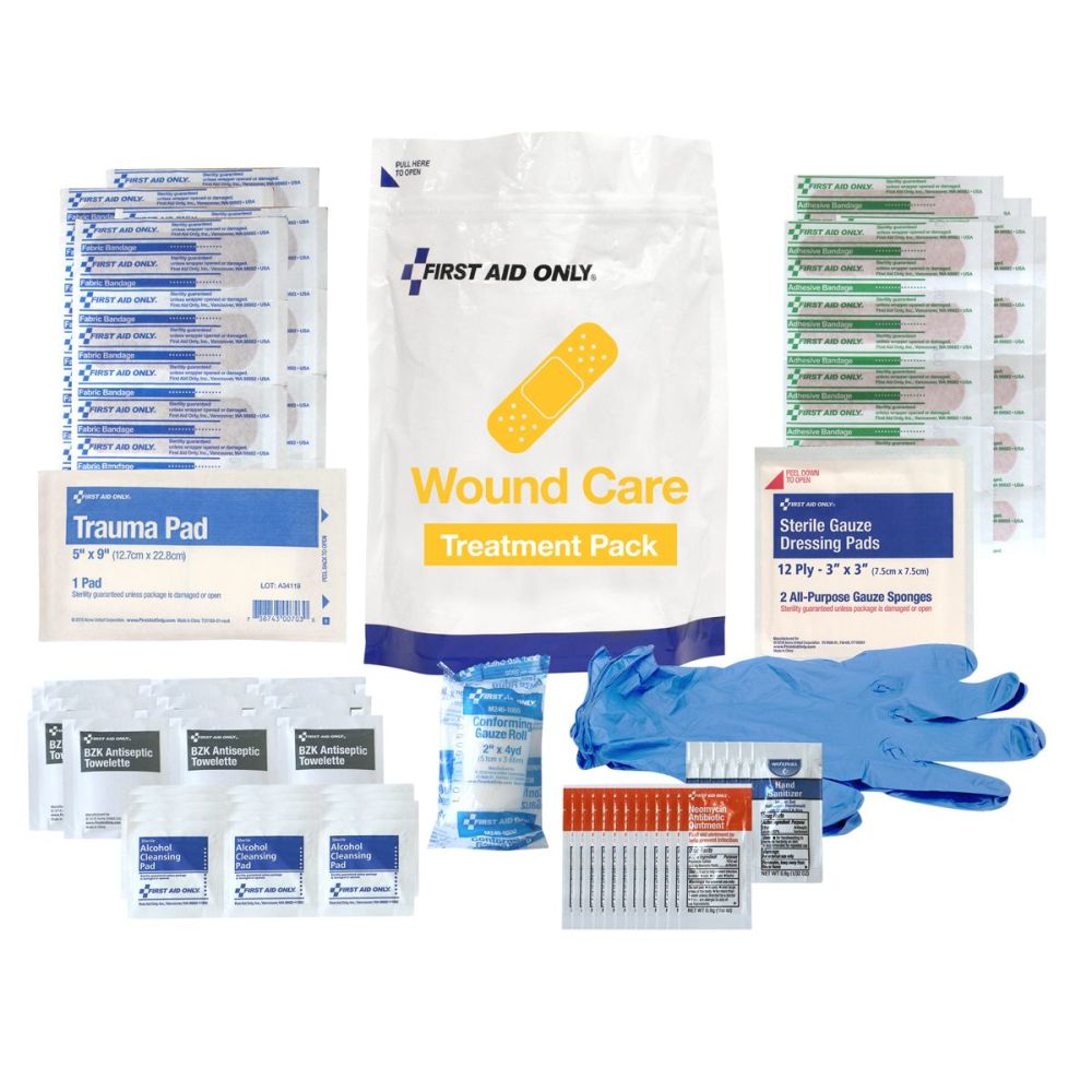 First Aid Only Wound Care Treatment Pack Kit - Ascmtools