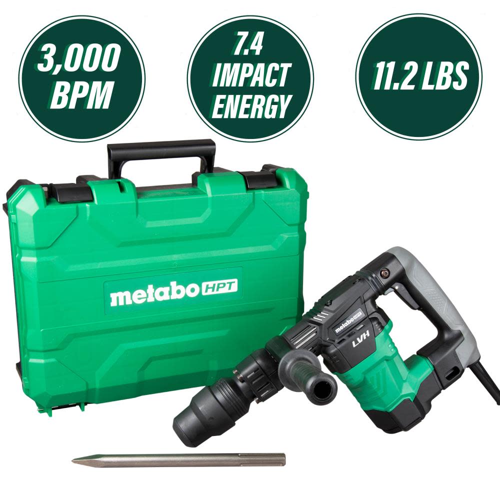 Metabo HPT 11 pound SDS Max Demolition Hammer - Ascmtools