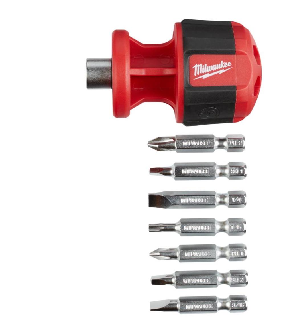 Milwaukee 8-in-1 Compact Multi-Bit Driver - Ascmtools