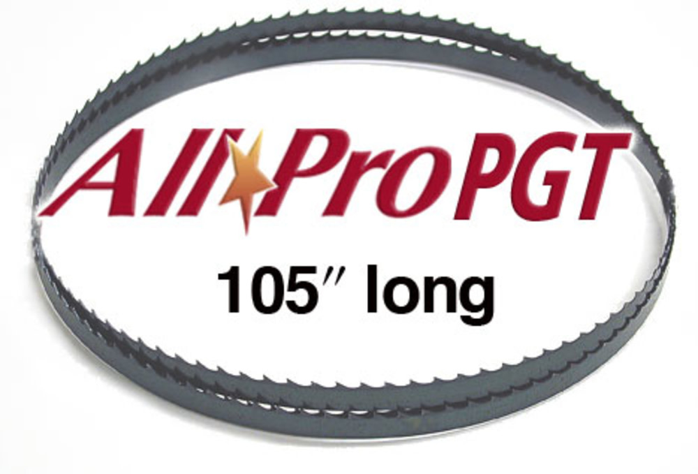 Olson Saw Company 3/16 025 10 REG 105In AllPro PGT Band Saw Blade - Ascmtools