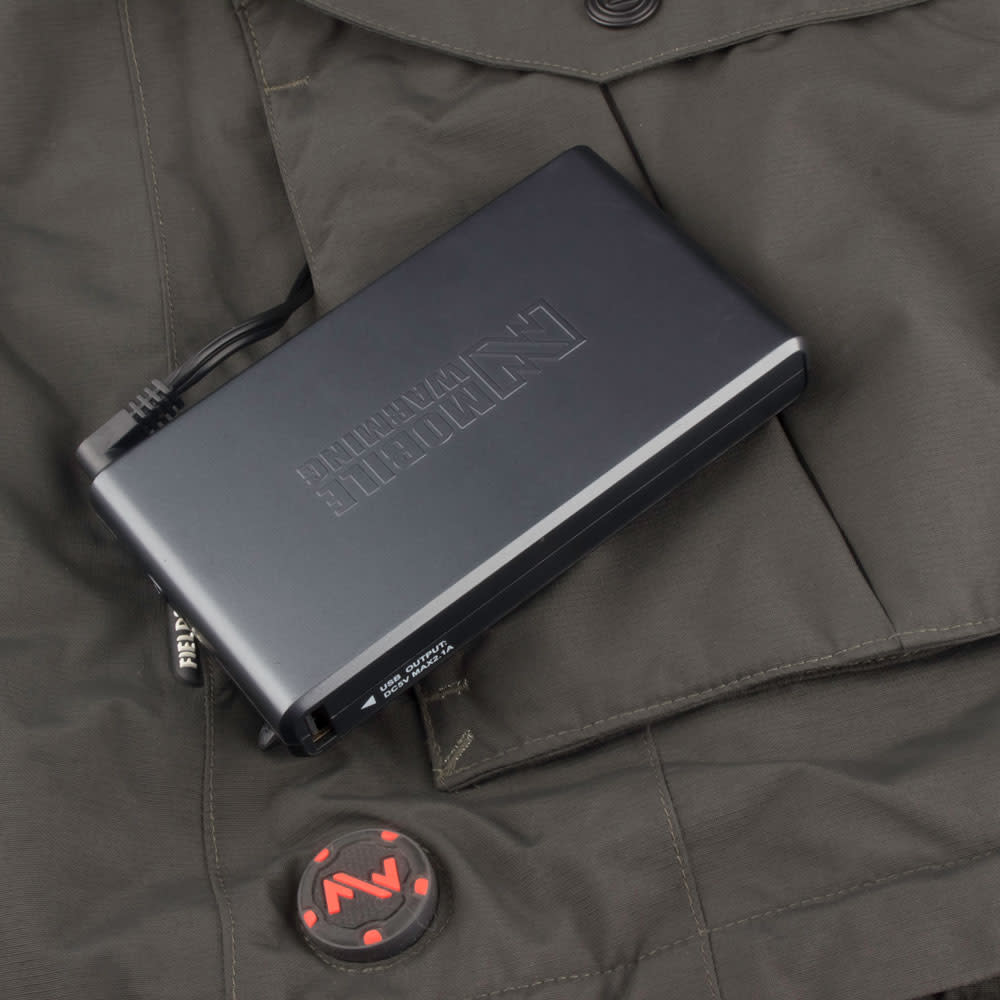 Mobile Warming Pinnacle Parka Heated Jacket Women’s 12 Volt Thyme XS - Ascmtools