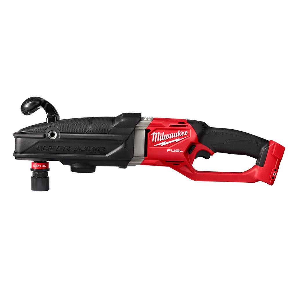 Milwaukee M18 FUEL Super Hawg Right Angle Drill QUIK-LOK Bare Tool Reconditioned - Ascmtools