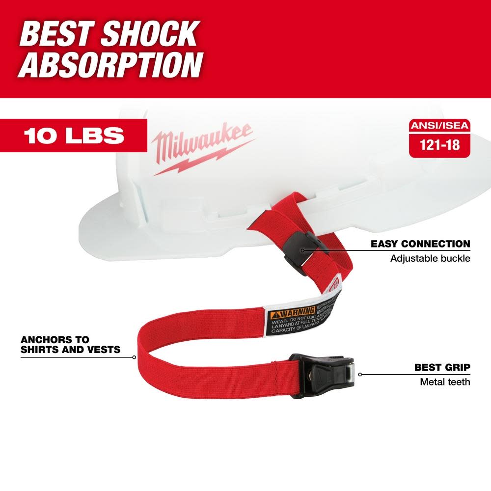 Milwaukee Hard Hat Lanyard - Ascmtools
