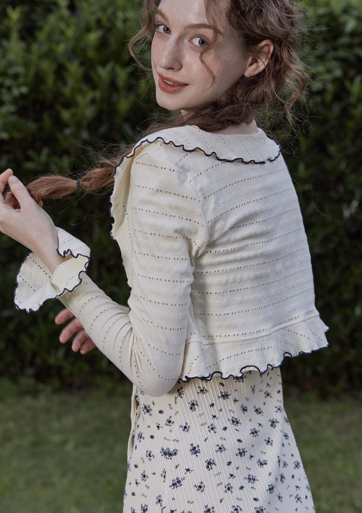 Blueberry Knit Cardigan - Ascmtools