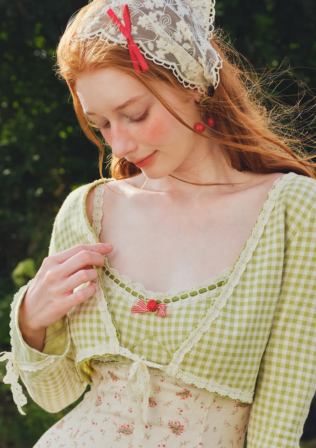 Matcha Red Bean Cardigan - Ascmtools