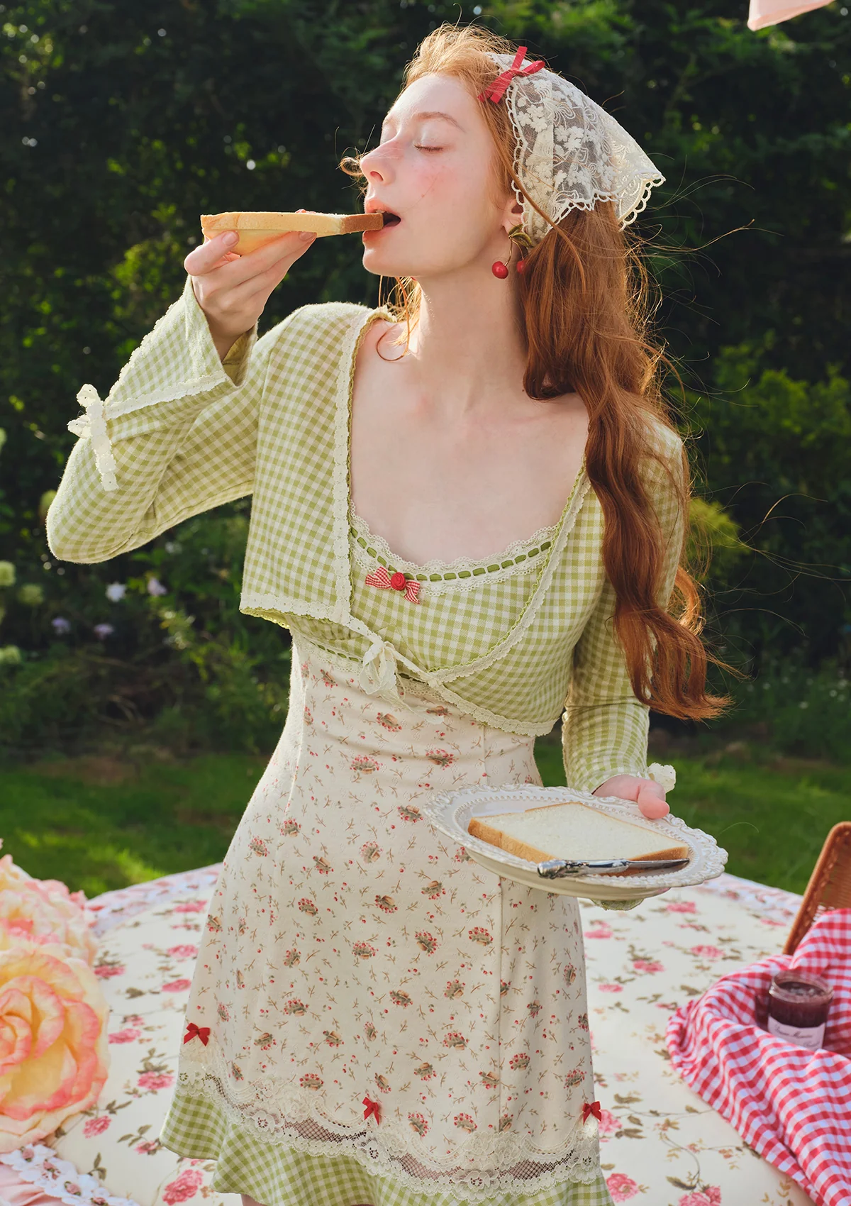 Matcha Red Bean Cardigan - Ascmtools