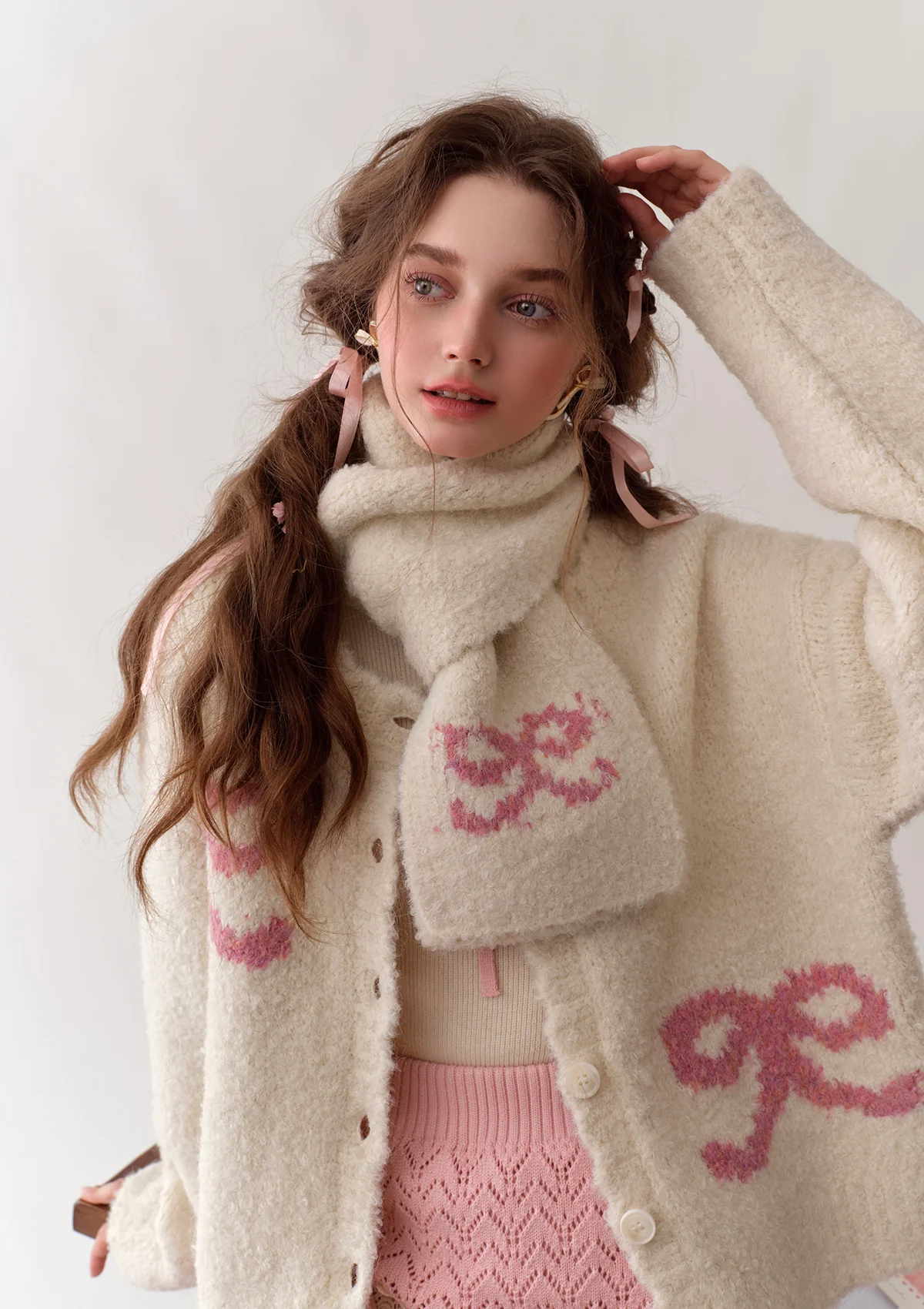 Strawberry Young Sister Knit Cardigan - Ascmtools