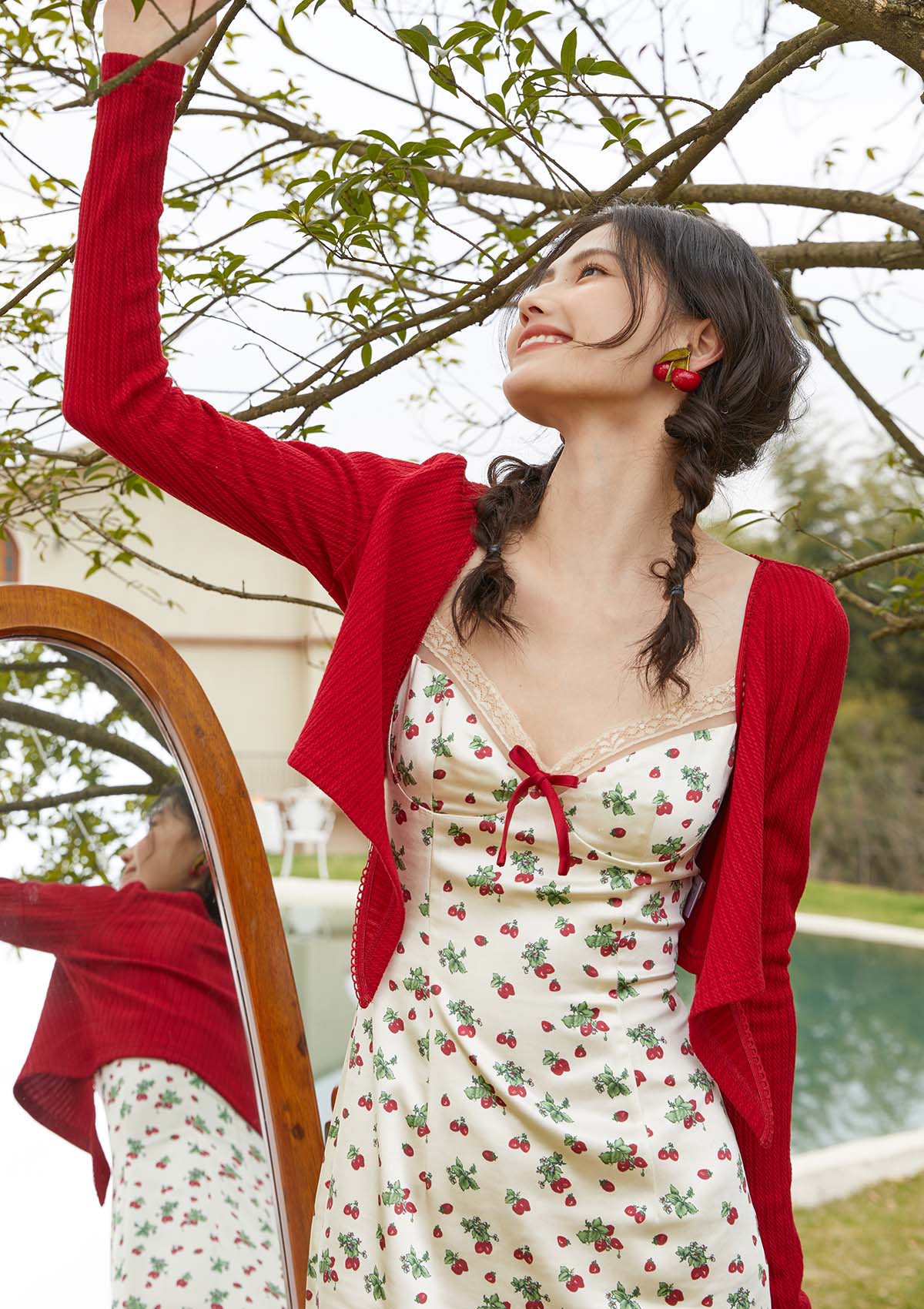 Strawberry Farm Knit Cardigan - Ascmtools