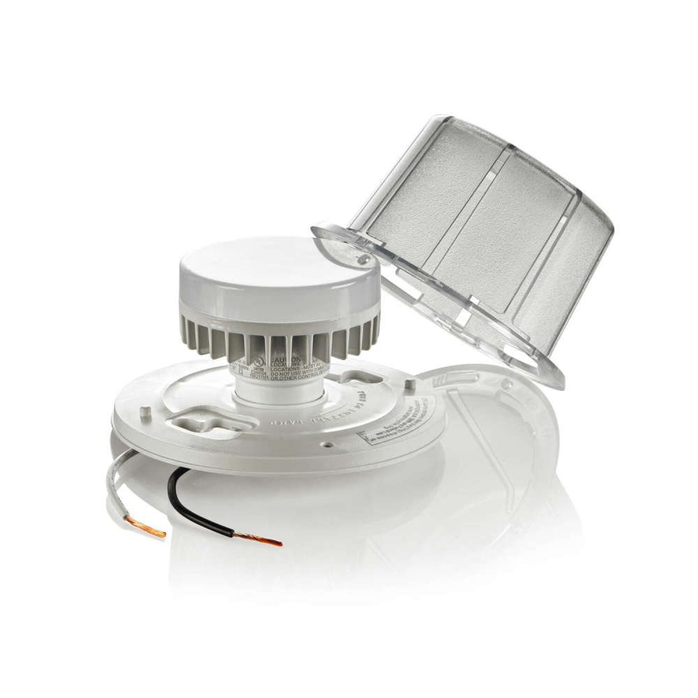 Leviton 10W 120VAC 60HZ White LED Ceiling Keyless Lampholder - Ascmtools