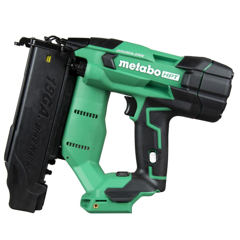 Metabo HPT 18V Compact Brad Nailer Cordless 18 Gauge Bare Tool - Ascmtools