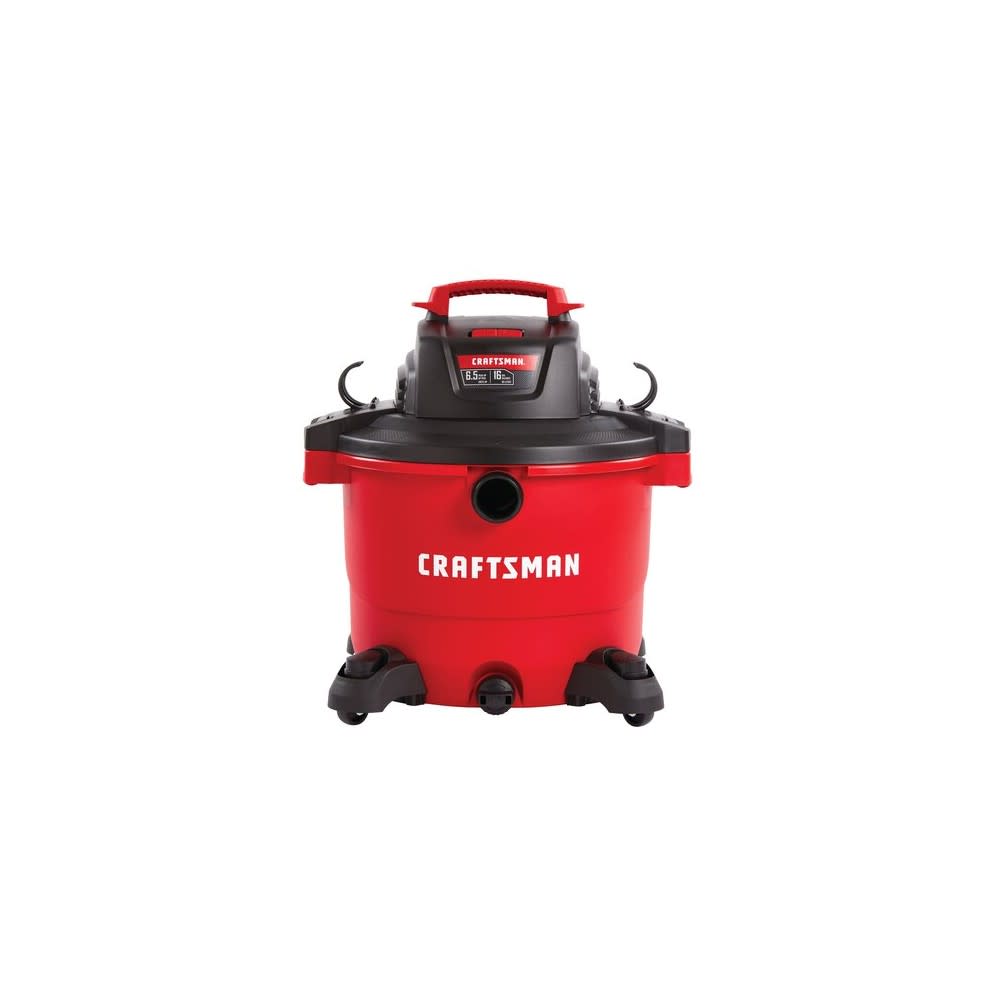 Craftsman Wet/Dry Vacuum 16 Gallon Corded 120V 6.5HP Peak - Ascmtools