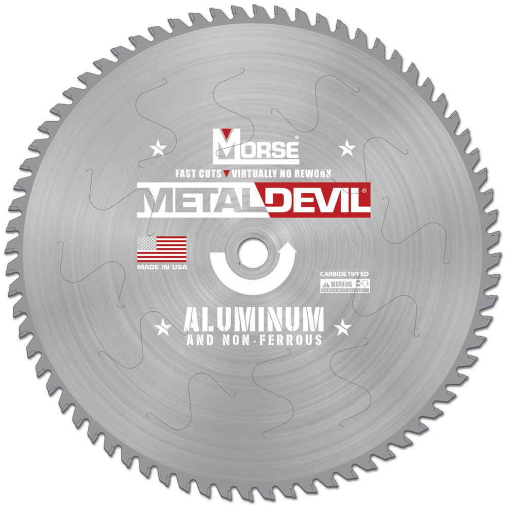 MK Morse 10″ 92 Tooth Metal Devil Circular Saw Blade - Ascmtools