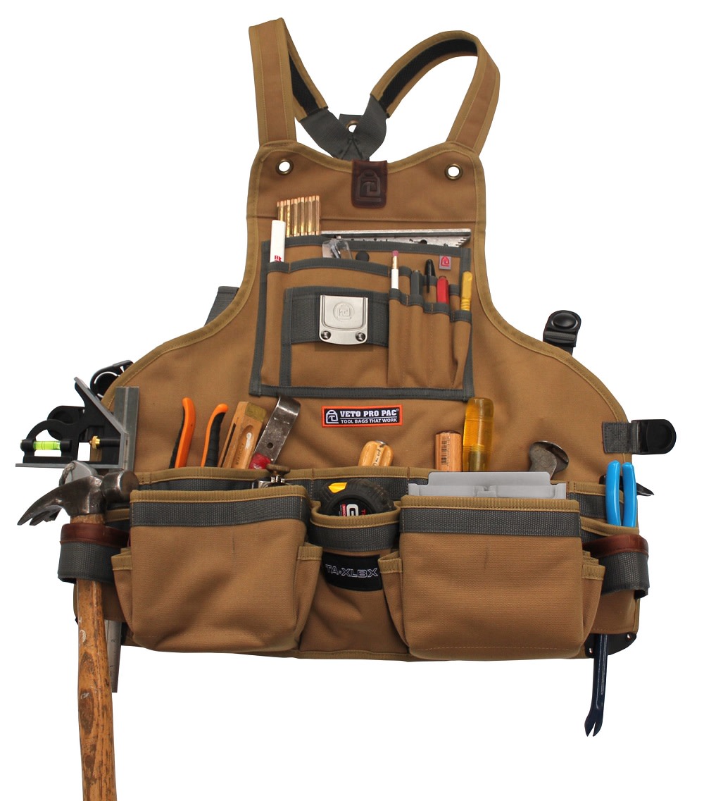 Veto Pro Pac Chest Apron with Boxed Pockets - Ascmtools