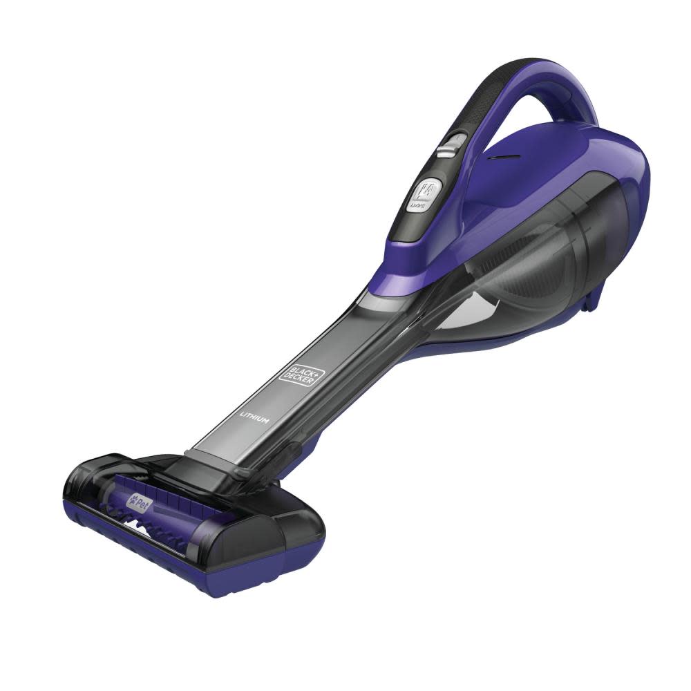 Black and Decker Lithium Hand Vac Pet Purple - Ascmtools
