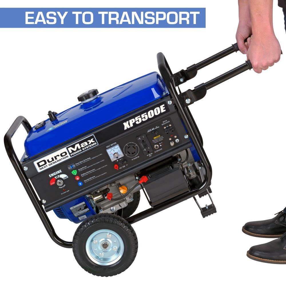 Duromax 5500-Watt Gas Powered Portable Generator - Ascmtools