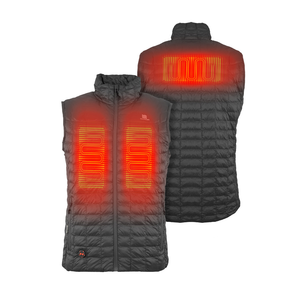 Mobile Warming Backcountry Vest Mens 7.4V Black Large - Ascmtools