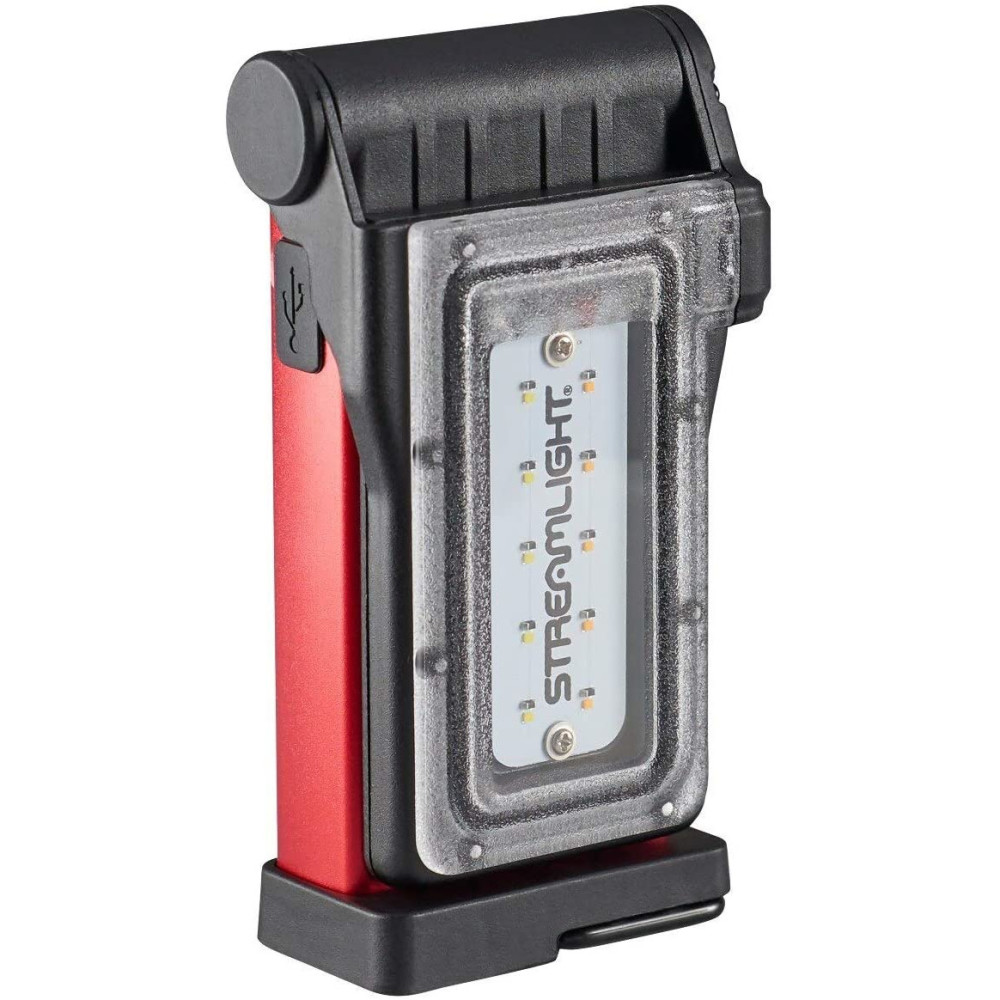 Streamlight FlipMate Red Compact Rechargeable Work Light - Ascmtools
