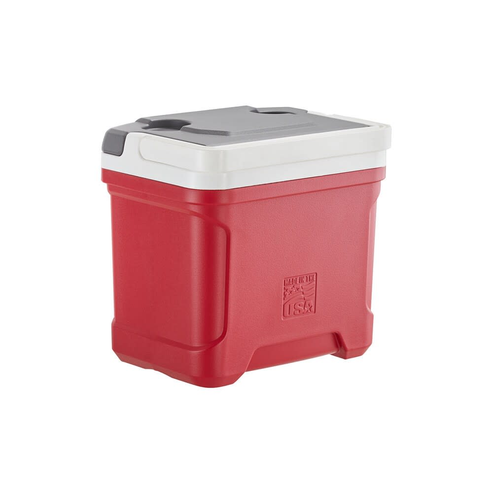 Igloo Latitude 16 Hard Cooler Industrial Red/Meteorite 16qt - Ascmtools