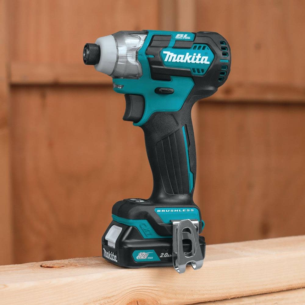 Makita 12 Volt Max CXT Lithium-Ion Brushless Cordless Impact Driver Kit 2.0 Ah - Ascmtools