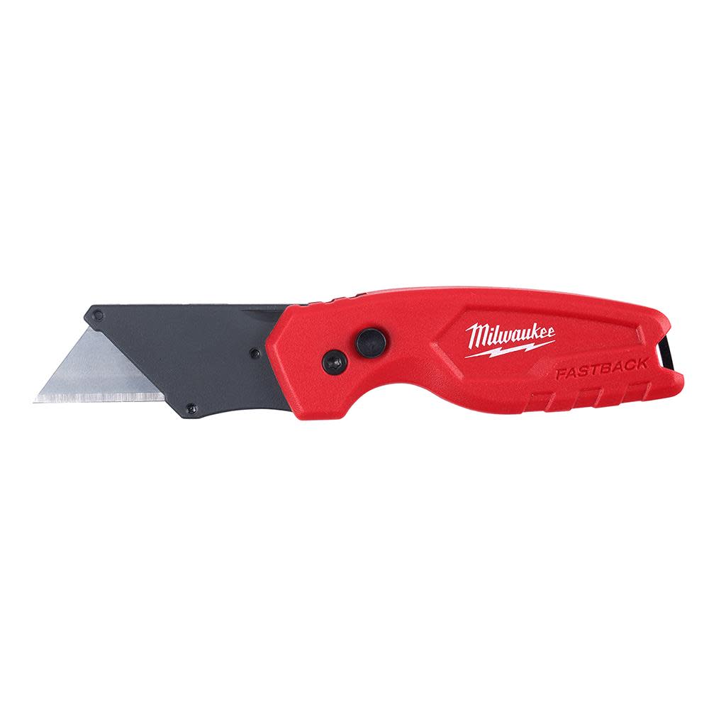 Milwaukee FASTBACK Compact Folding Utility Knife - Ascmtools