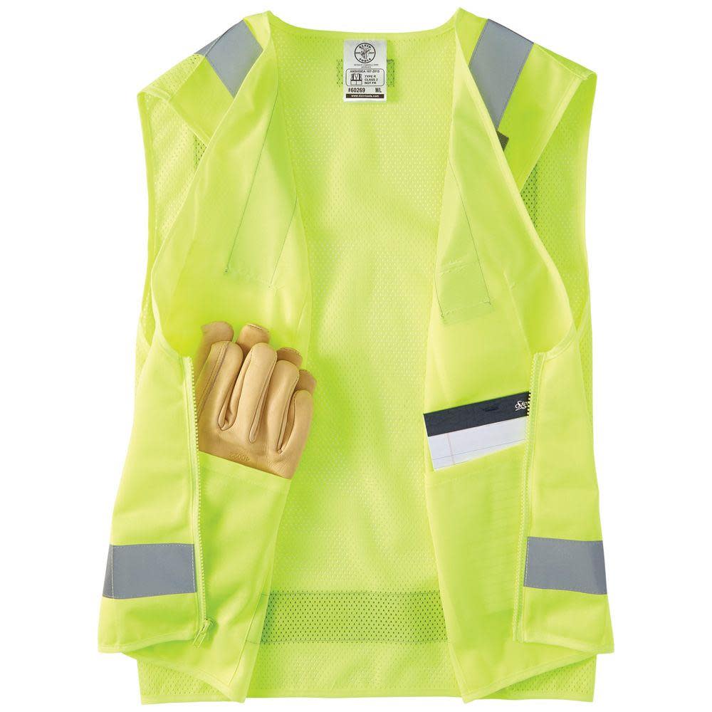 Klein Tools High-Visibility Safety Vest – XL - Ascmtools