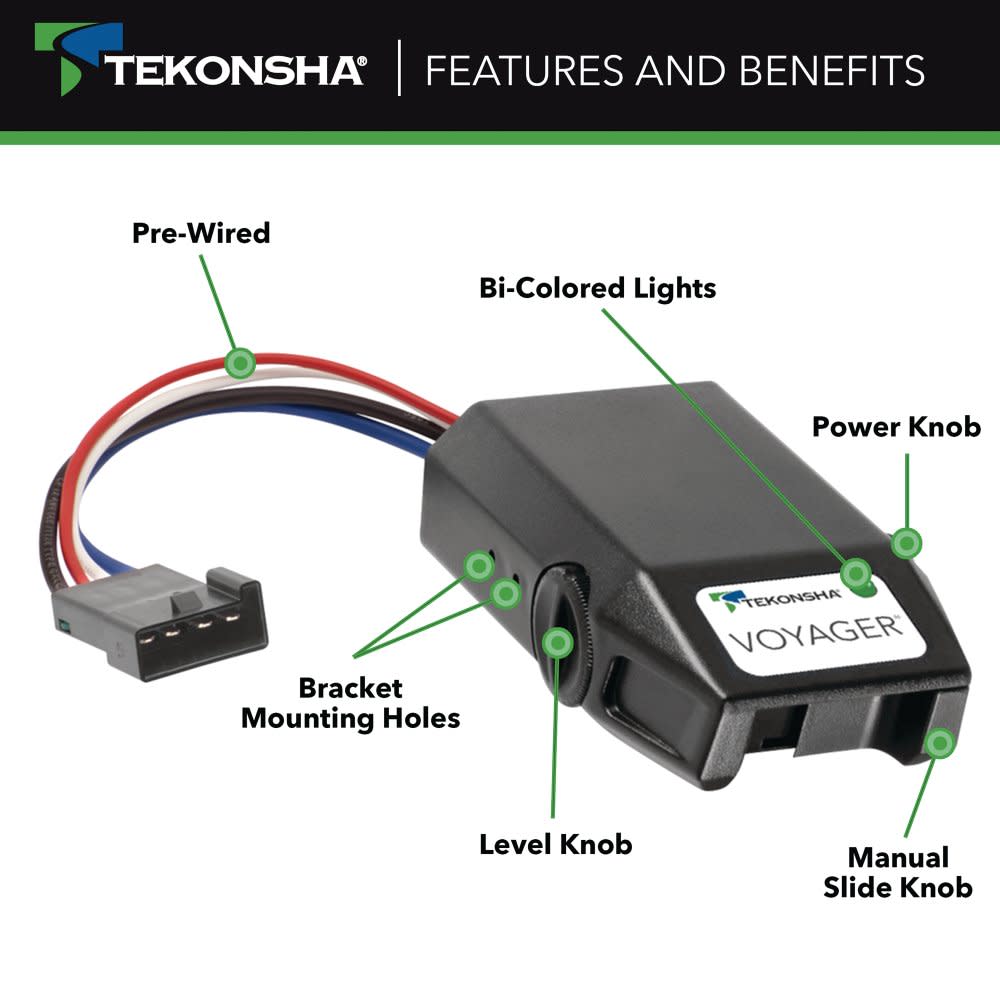 Reese Tekonsha Voyager Electric Trailer Brake Controller - Ascmtools