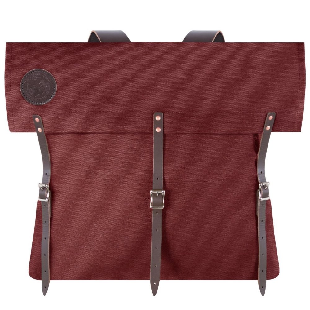 Duluth Pack 60 Liter Capacity Burgundy Canvas #3 Original Backpack - Ascmtools